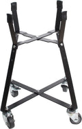 Rolling Cart with Locking Caster Wheels Powder Coated Steel I35376