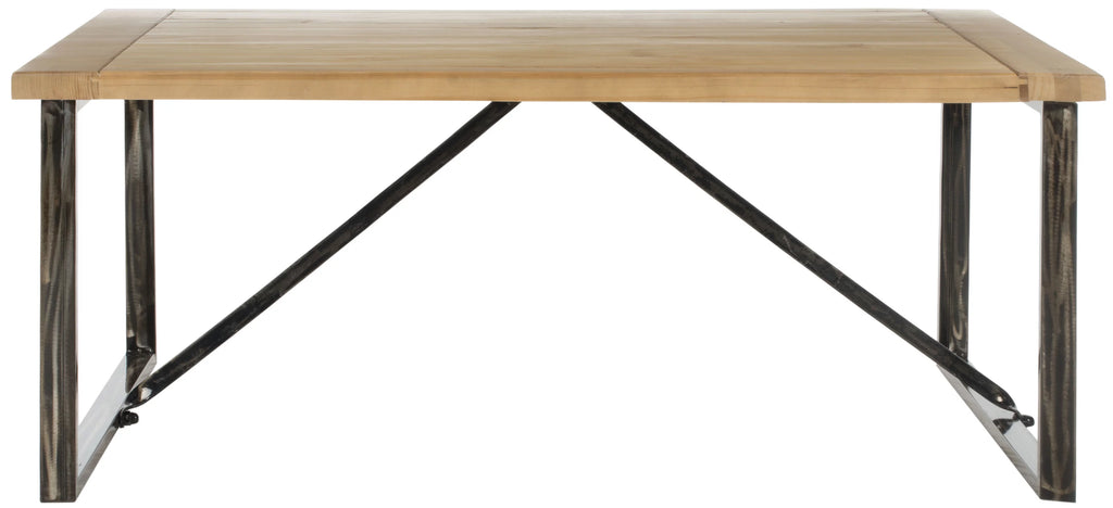 Rustic Wood Top Coffee Table Q939