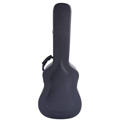 41 Arched Acoustic Guitar Hard Shell Case Black C5704