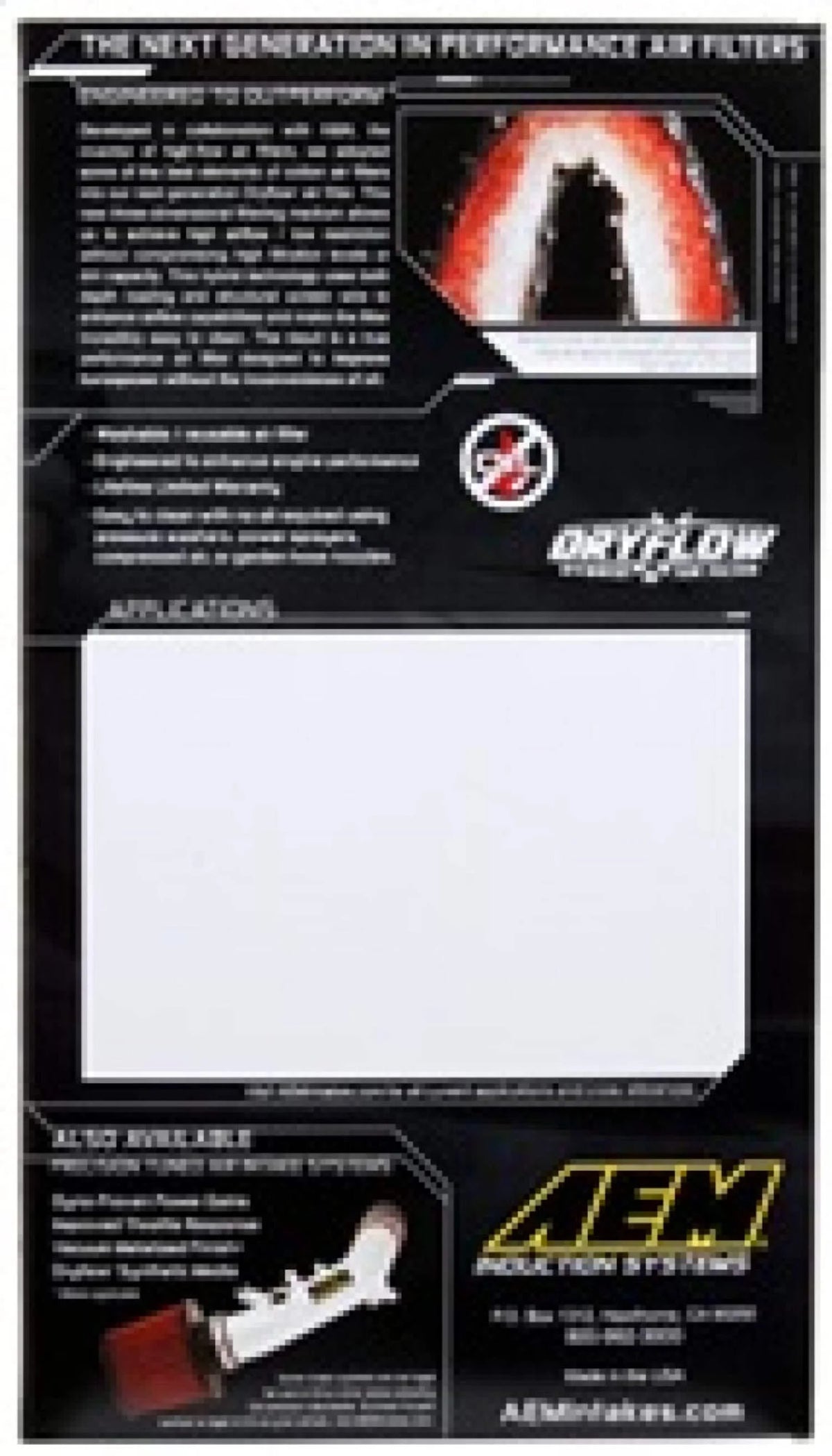 Universal Air Filter O6547