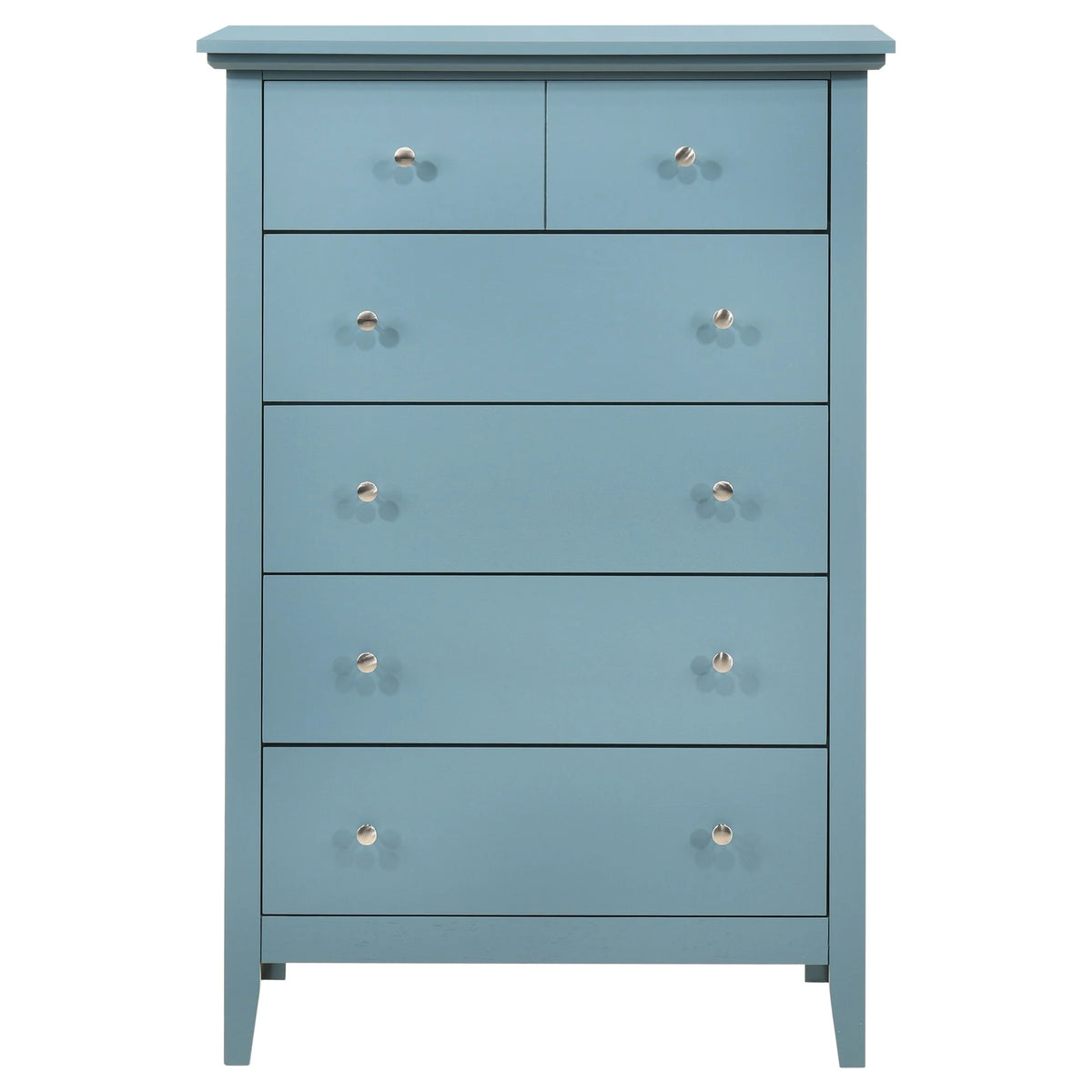 Teal Painted Chest O8651