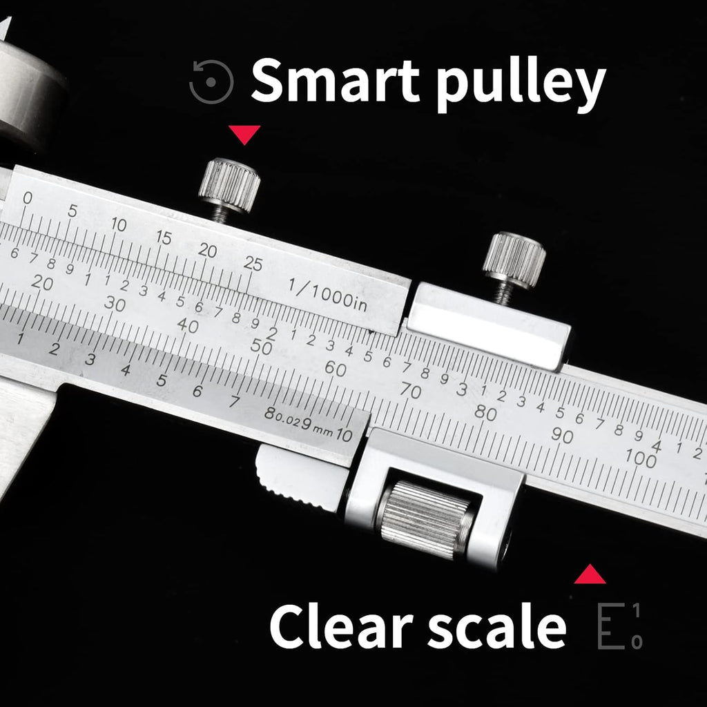 Stainless Steel Precision Vernier Caliper with Fine Adjustment R248