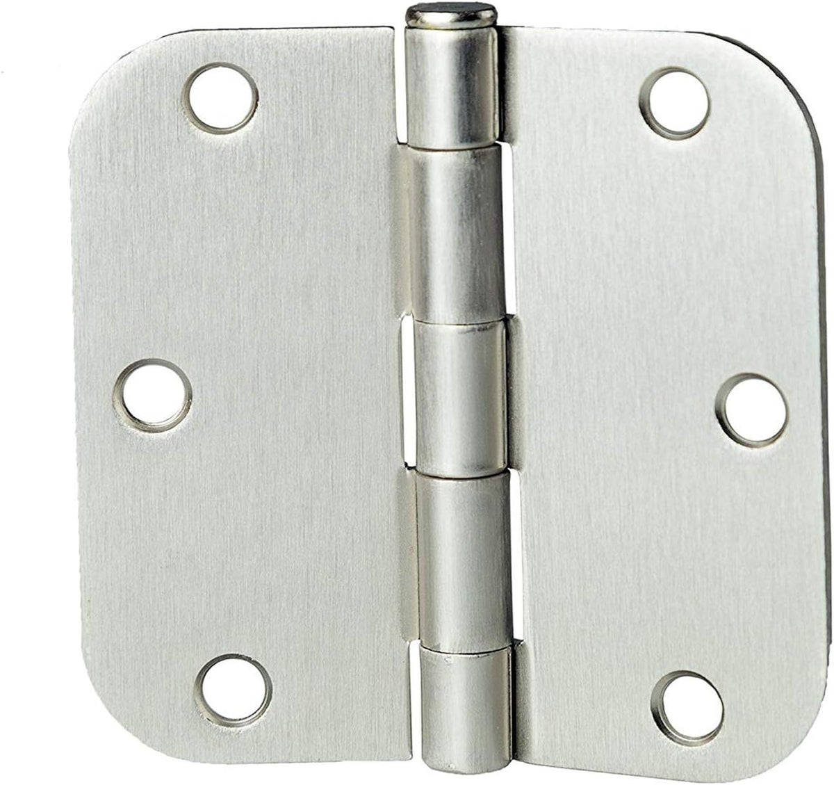 48 Pack Black Flat Interior Door Hinges 3.5 x 3.5 Inch 5/8 Radius Corners R723