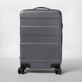 Hardside 20x22 Carry on Spinner Suitcase Dark Gray T86424