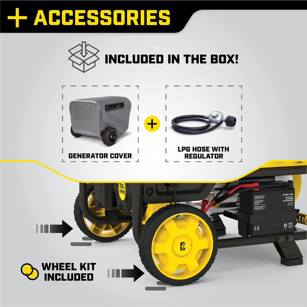 3500-Watt Dual Fuel Portable Generator L5761