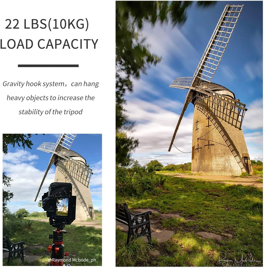 94 Inch 4 Section Aluminium Camera Tripod with 360 Degree Ball Head U33726