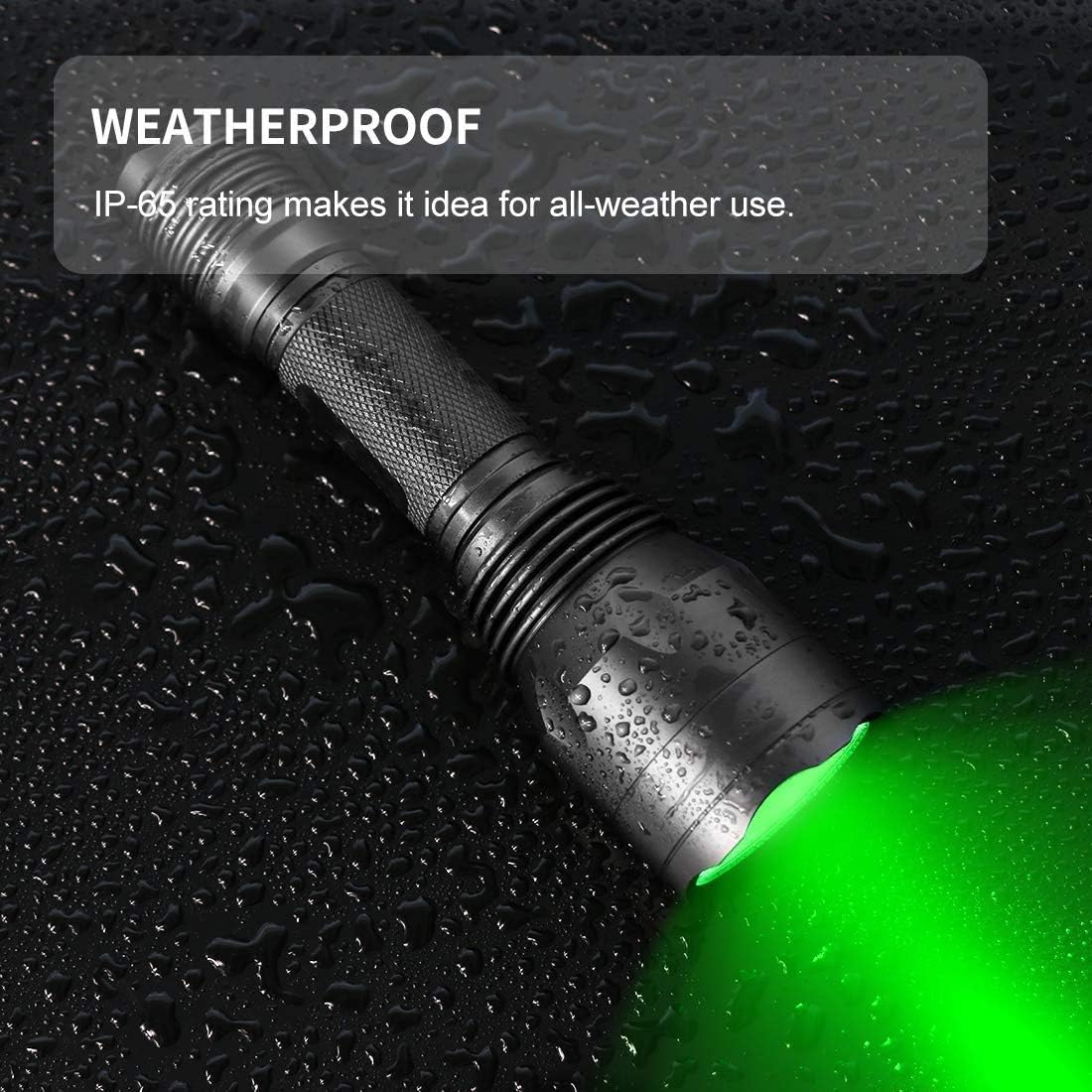 Red and Green LED Hunting Flashlight with Pressure Switch C98764
