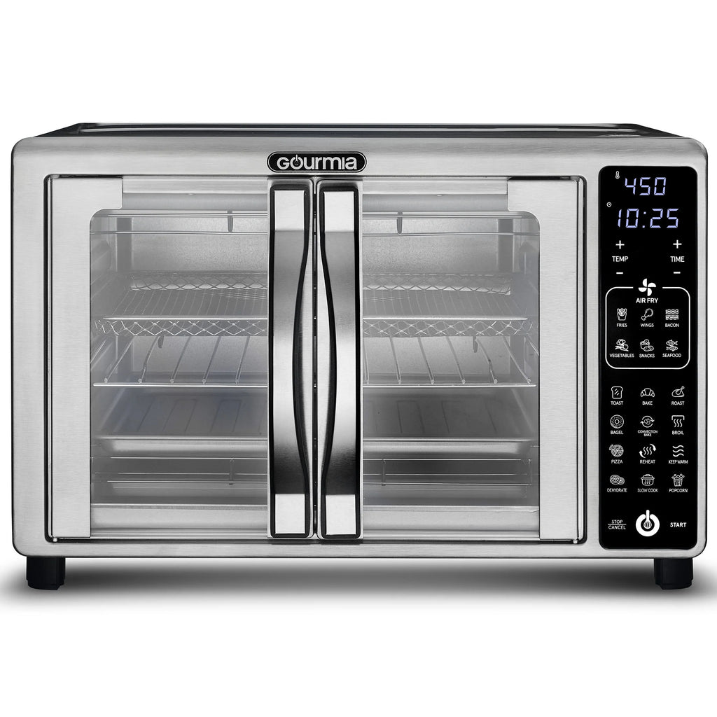 Stainless Steel Digital Air Fryer Toaster Oven, 6 Slice C894279
