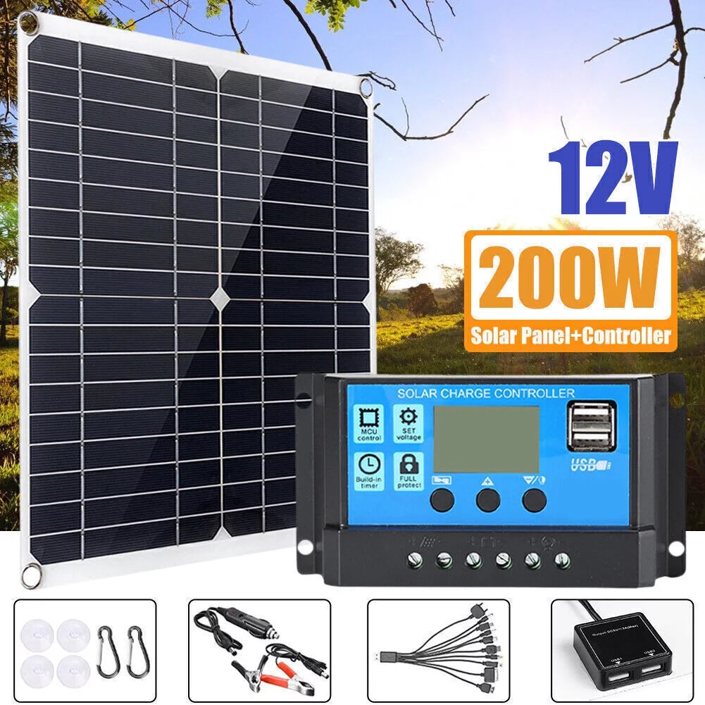 6000W Solar Panel Kit with 100A Home 110V System C324615