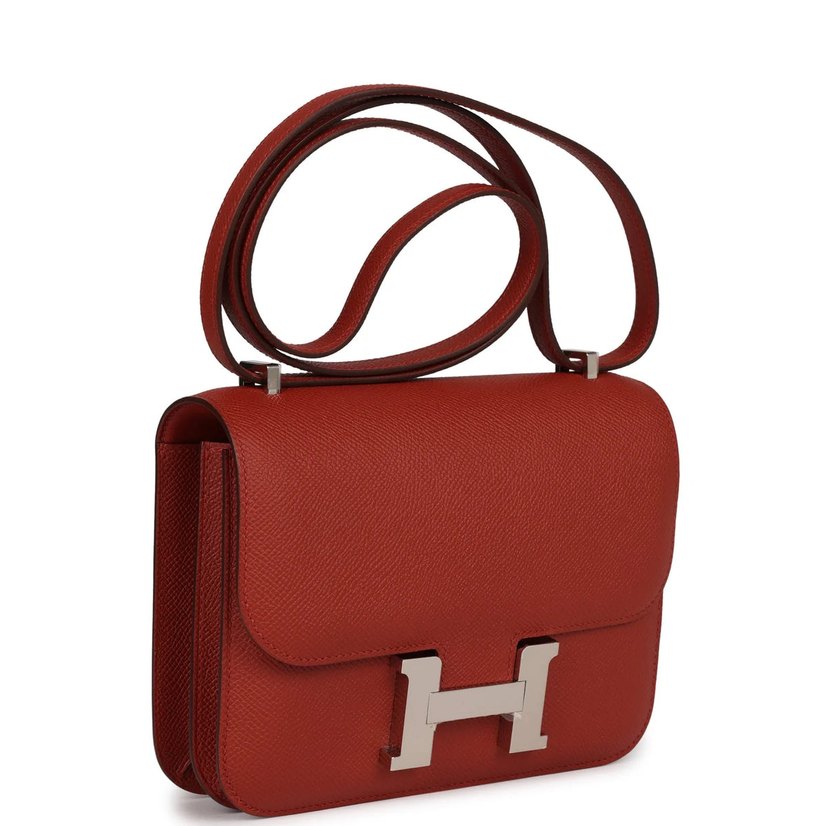 Rouge Venetian Epsom Leather Handbag B903