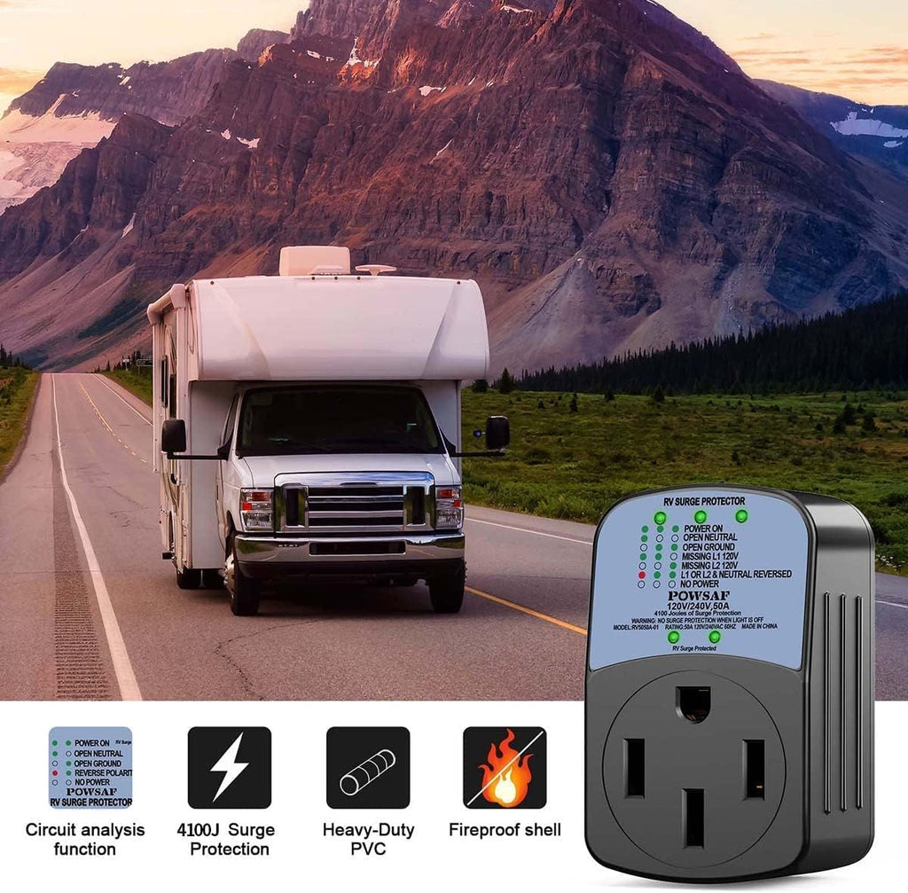 50 Amp RV Surge Protector H5508