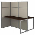 60W 2 Person Cubicle Desk with 66H Panels C56751