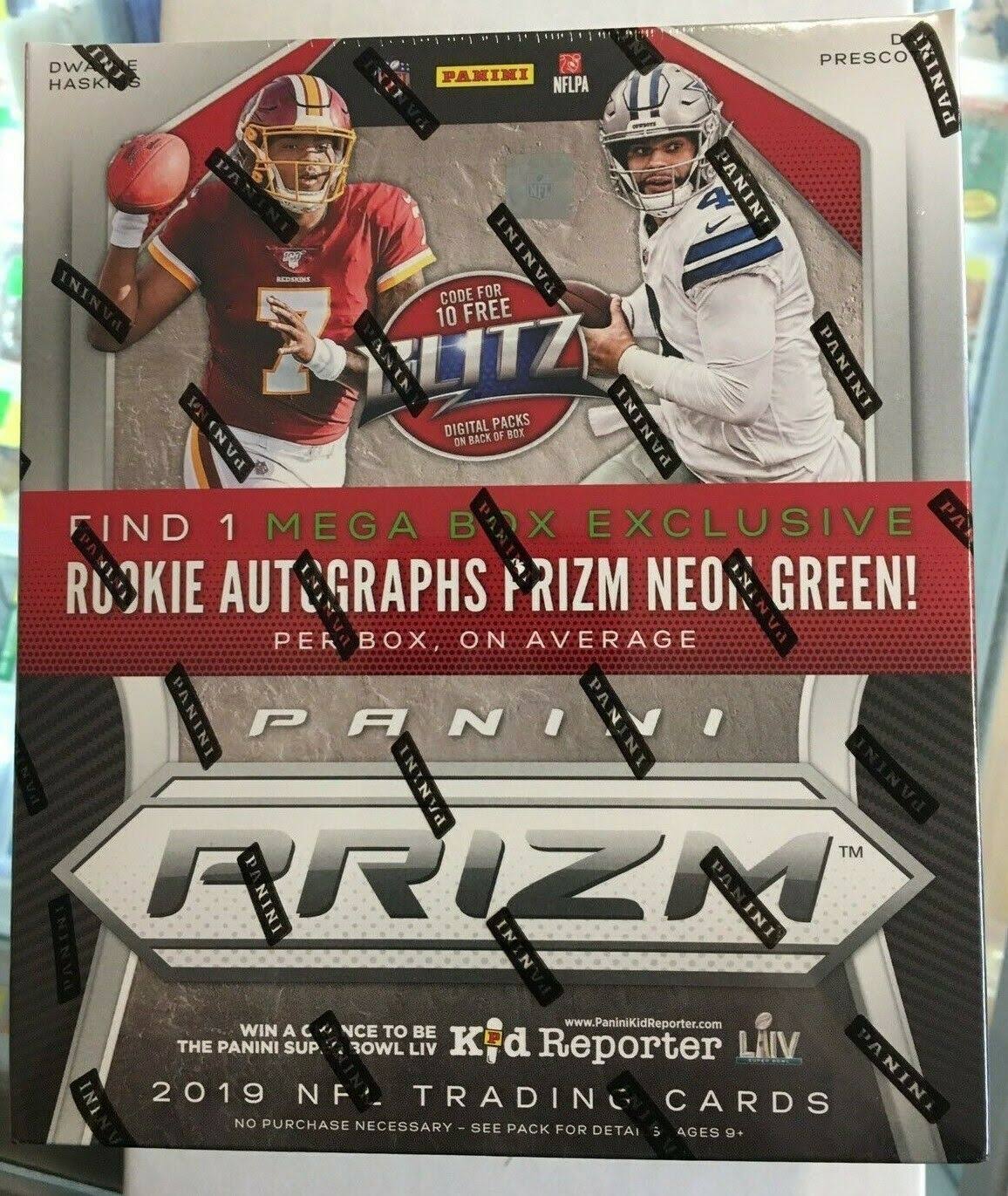 Football Retail Mega Box Factory Sealed 10 Packs X168