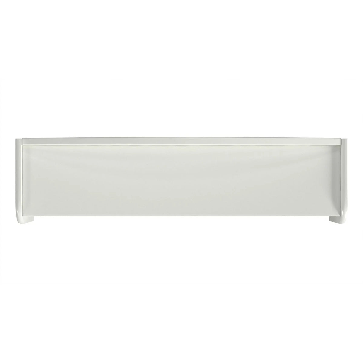 Bright White Engineered Hardwood Desk Hutch Z691