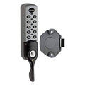 Electronic Cabinet & Locker Lock with Lever Handle - Silver Z341029