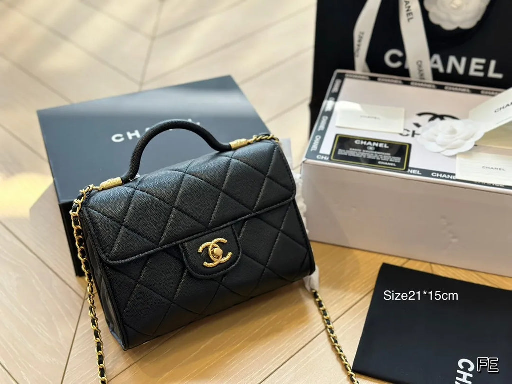 Mini Flap Bag with Top Handle I3614