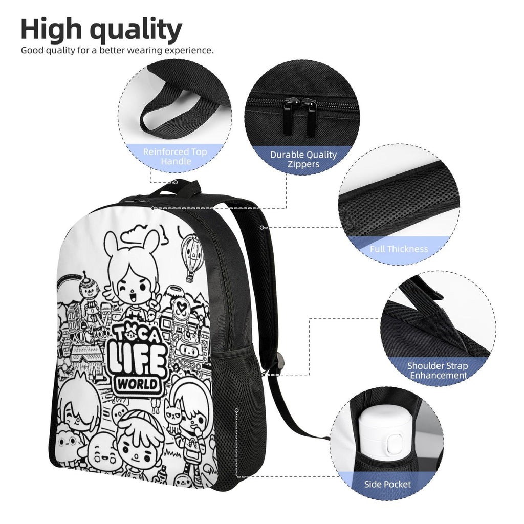 Lightweight Unisex Daypack Backpack S501