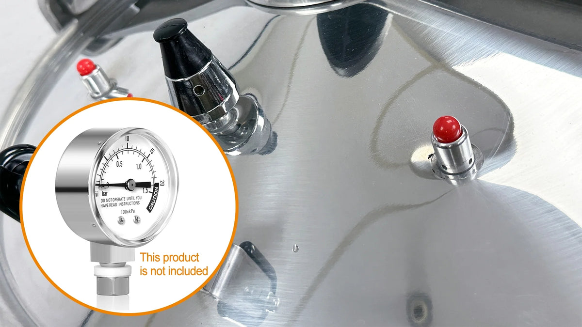 100 QT Aluminum Commercial Pressure Cooker C463364