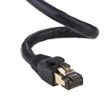 Cat8 Purple 75FT SFTP Ethernet Patch Cable 26AWG Copper Wire Pack of 2 I32646