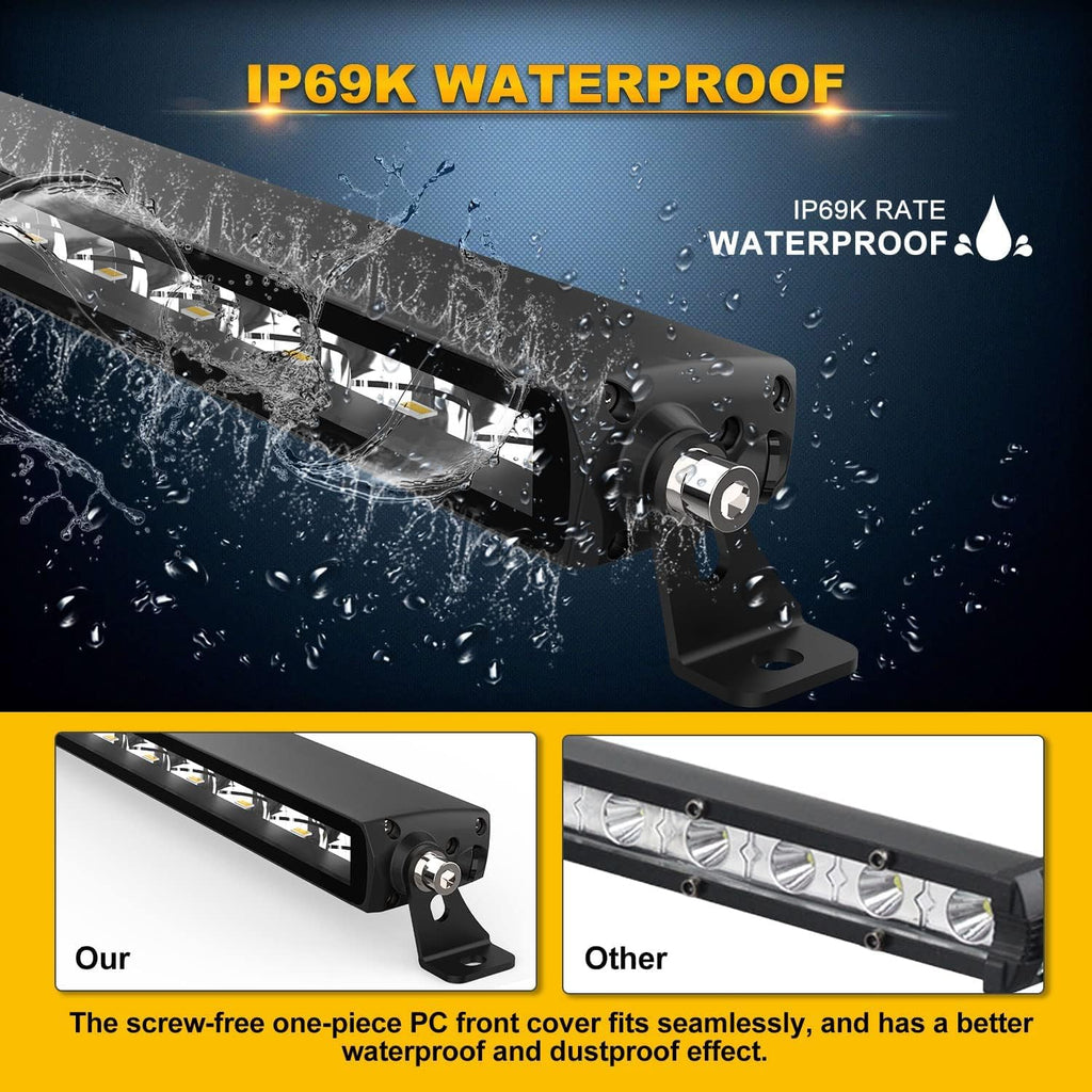 52Inch LED Light Bar with Spot Flood Combo Beam D5703
