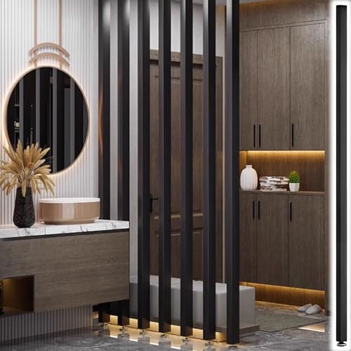 Wooden Slats Room Divider O756544