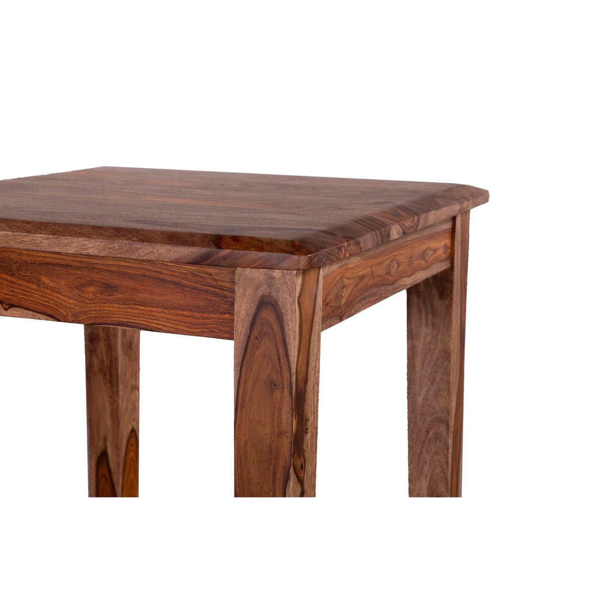 Solid Sheesham Wood End Table Q939