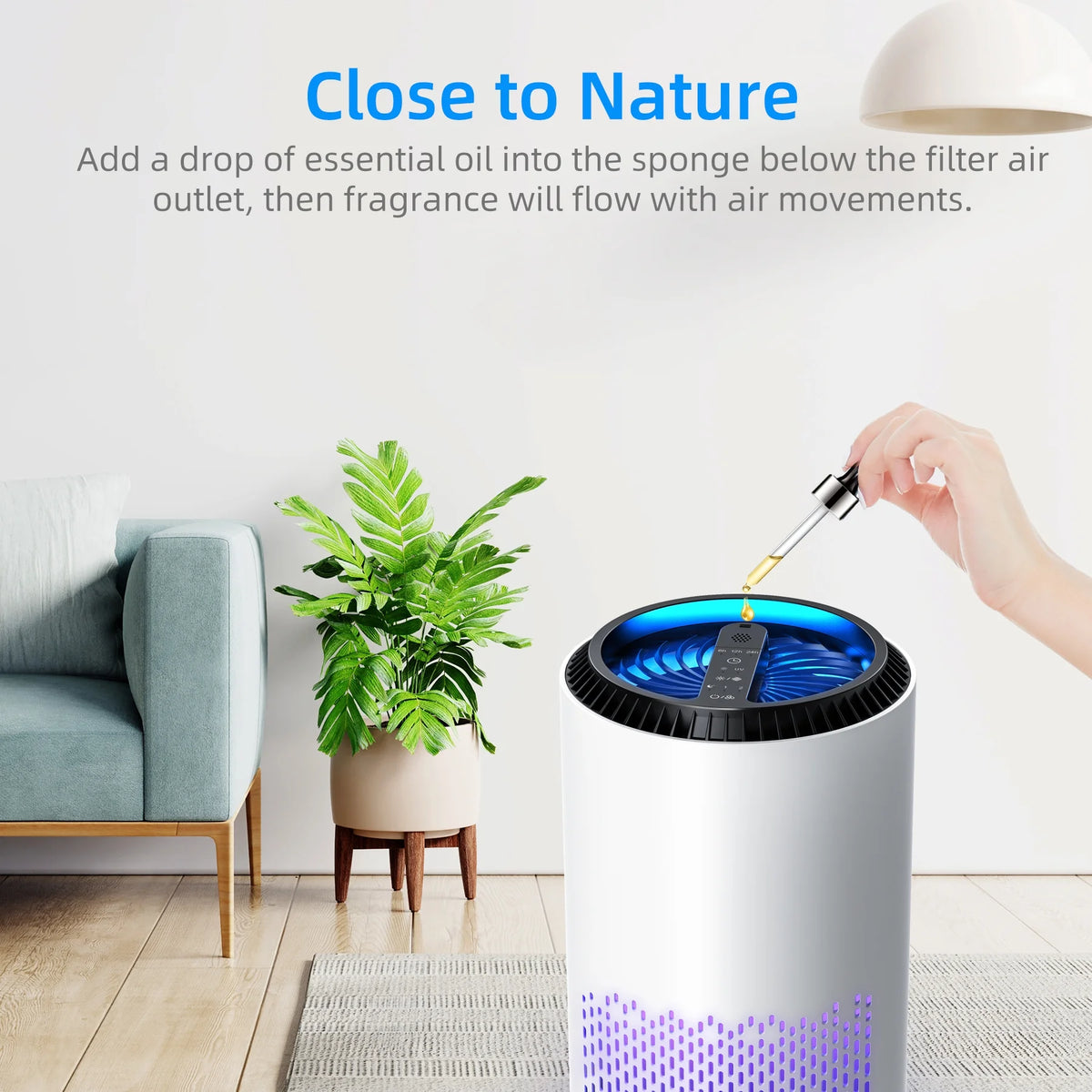 Black Hepa Filter Air Purifier P238247