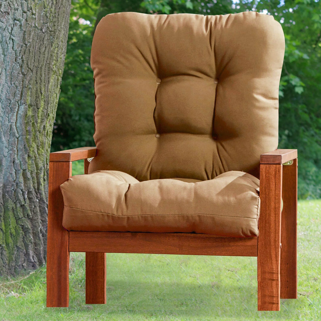 Light Brown Outdoor Seat Cushion D816293