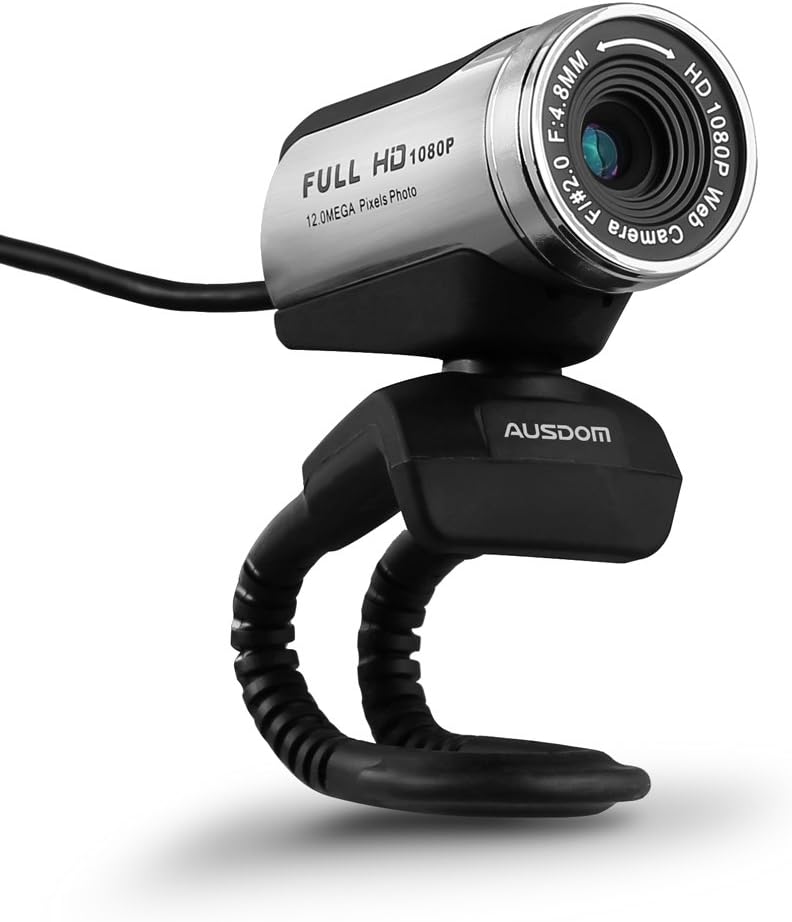 HD Webcam 1080P with Microphone, USB Desktop Laptop Web Camera 12.0MP M213