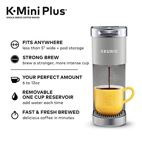 Studio Gray Single Serve K-Cup Pod Coffee Brewer M90184