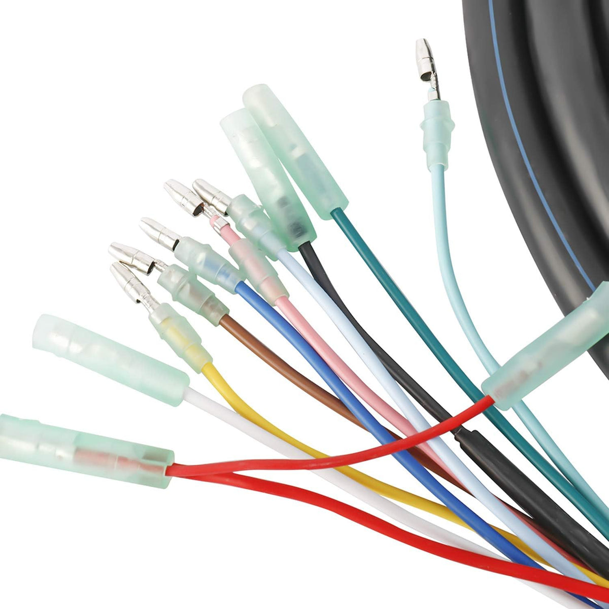 10 Pin 16.4ft Motor Cable Wire Harness for Yamaha Outboard Engine 703 Remote Control Box, Pack of 2 X383