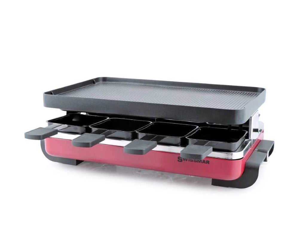 Red Non-Stick Reversible Raclette Grill X901824