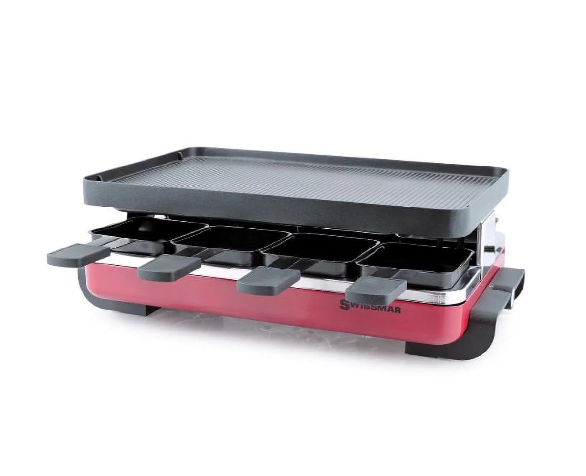 Red Non-Stick Reversible Raclette Grill X901824