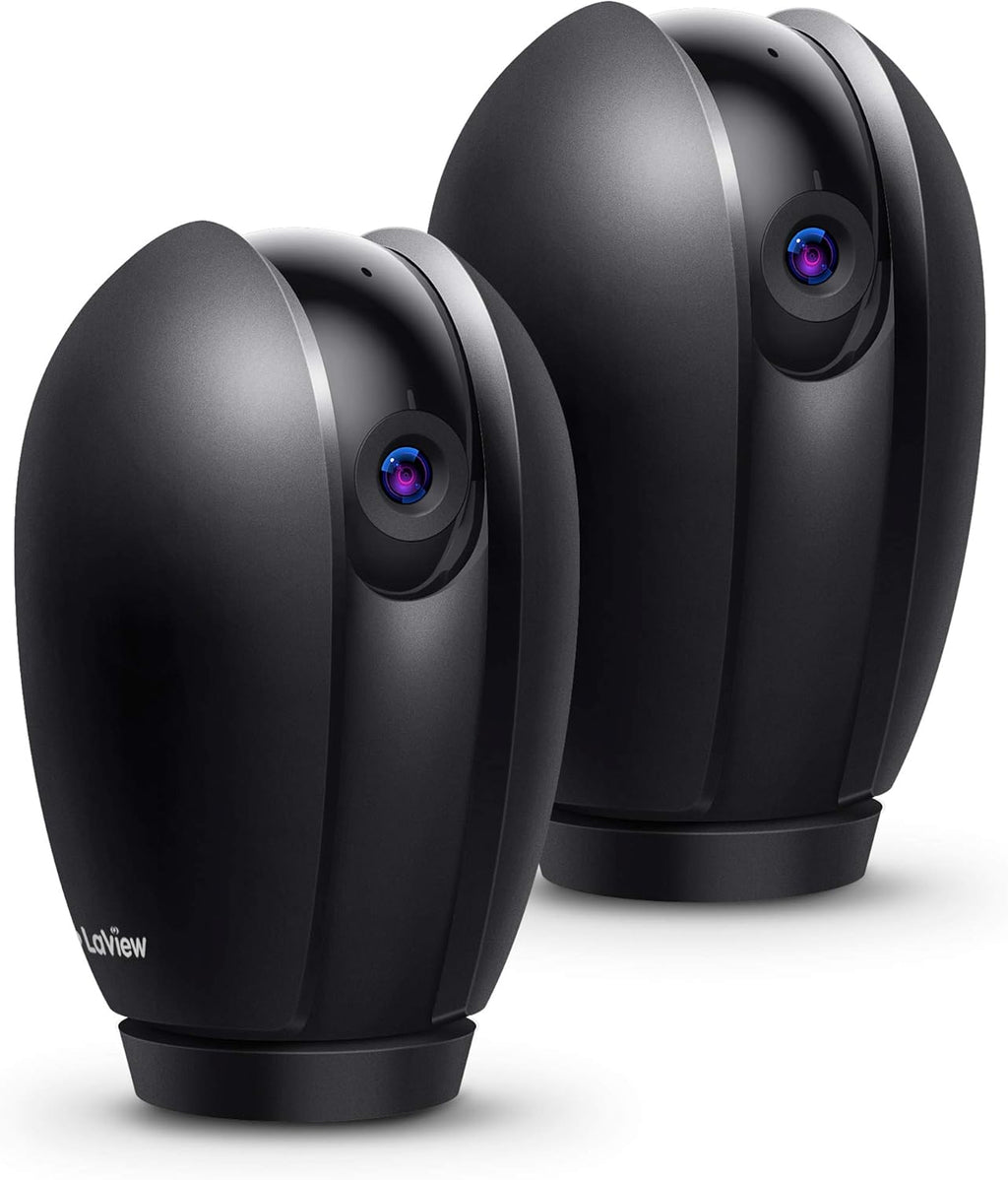 2X 32GB SD Cards, PT Indoor WiFi Security Camera System with Motion Detection, Two-Way Audio, Night Vision, Pack of 2 P43120