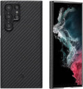 Black/Grey Twill Aramid Fiber Slim Fit Phone Cover Pack of 2 Y549