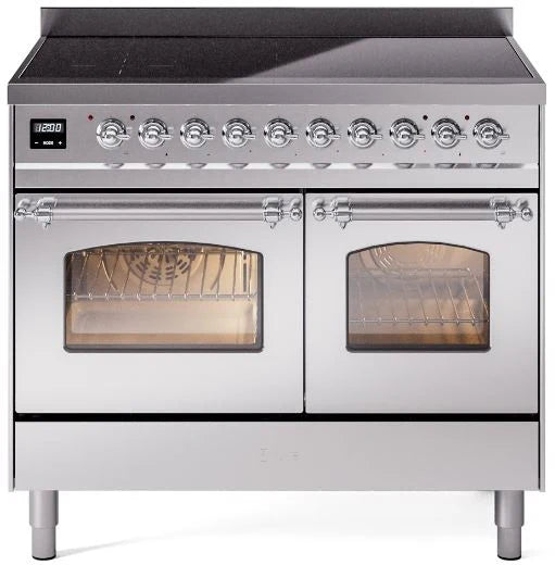40 Induction Range with Electric Oven in Stainless Steel P45064