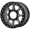 Satin Gray Beadlock Wheel 14x7 H2478