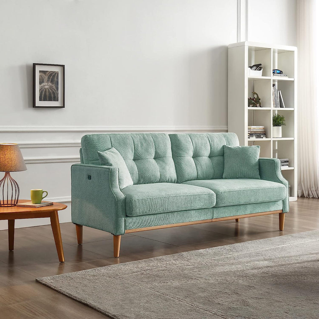 Mid-Century Modern 3 Seat Sofa Couch F12112