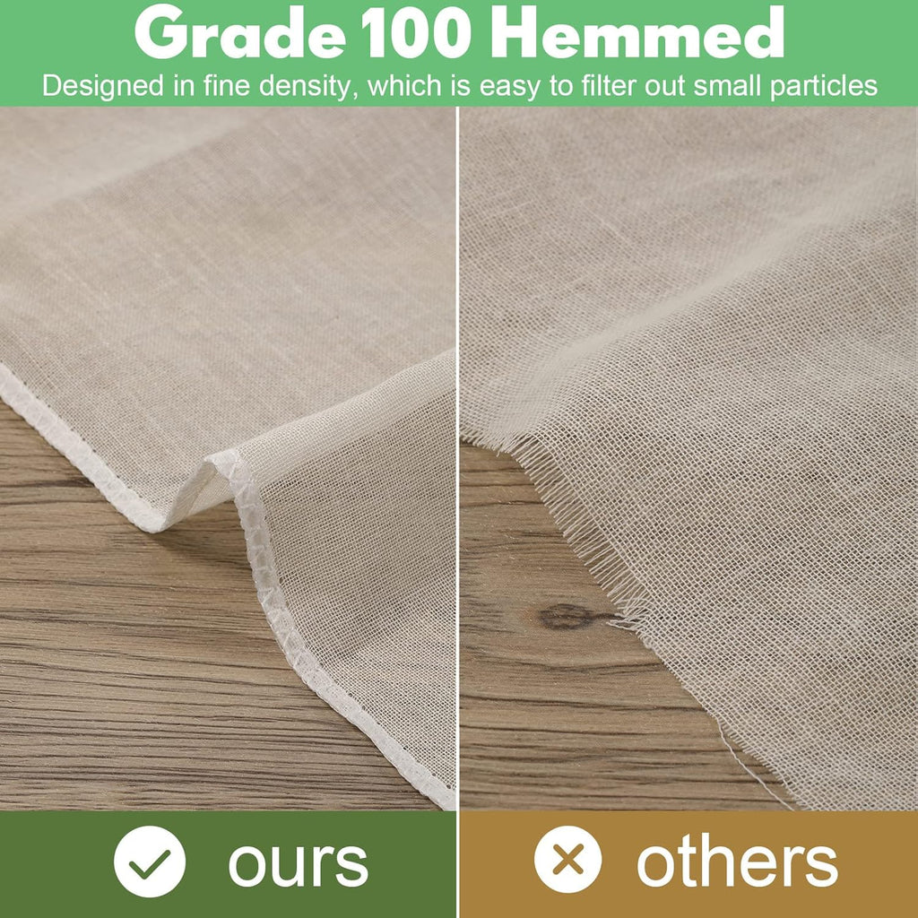 20 x 20 Inch Unbleached Cotton Cheese Cloth W221