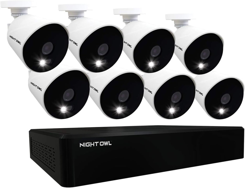 4 Wired 1080p HD Indoor/Outdoor Security Camera System with 1TB Hard Drive C3949