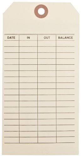 Inventory Tags 3 Part Carbonless #8 K477179