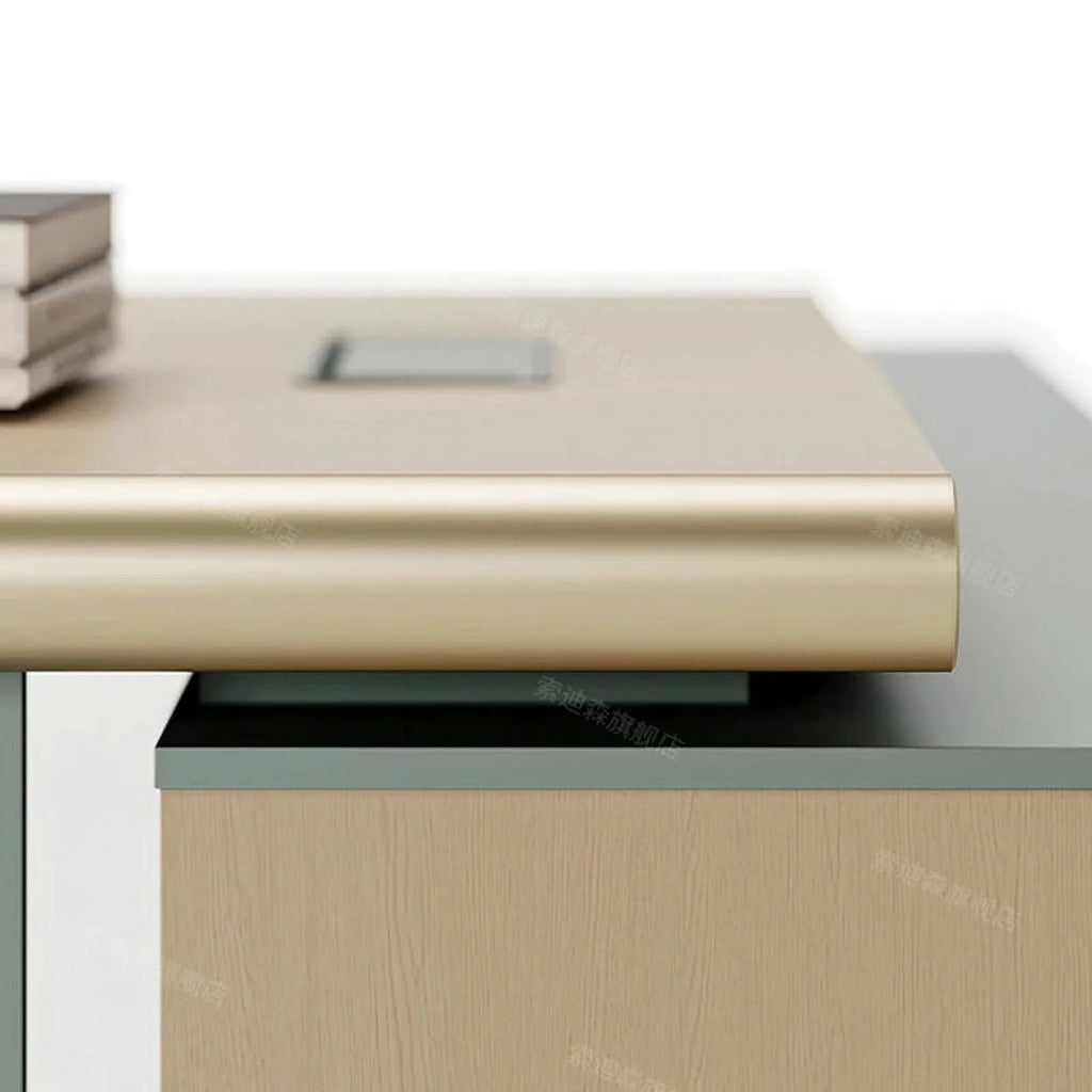 Minimalist Modern Standing Desk with Drawers D430
