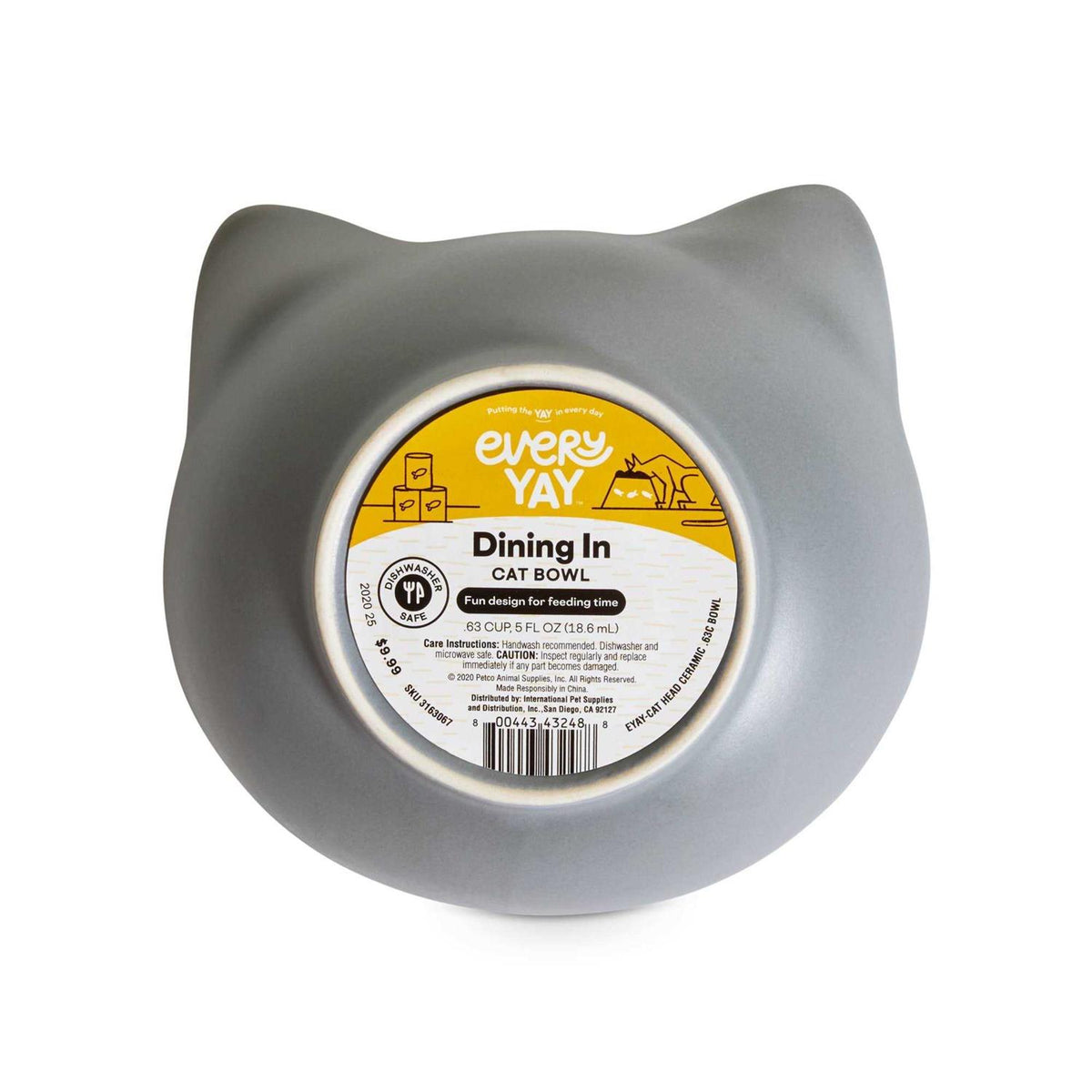 Ceramic Cat Bowl X583011