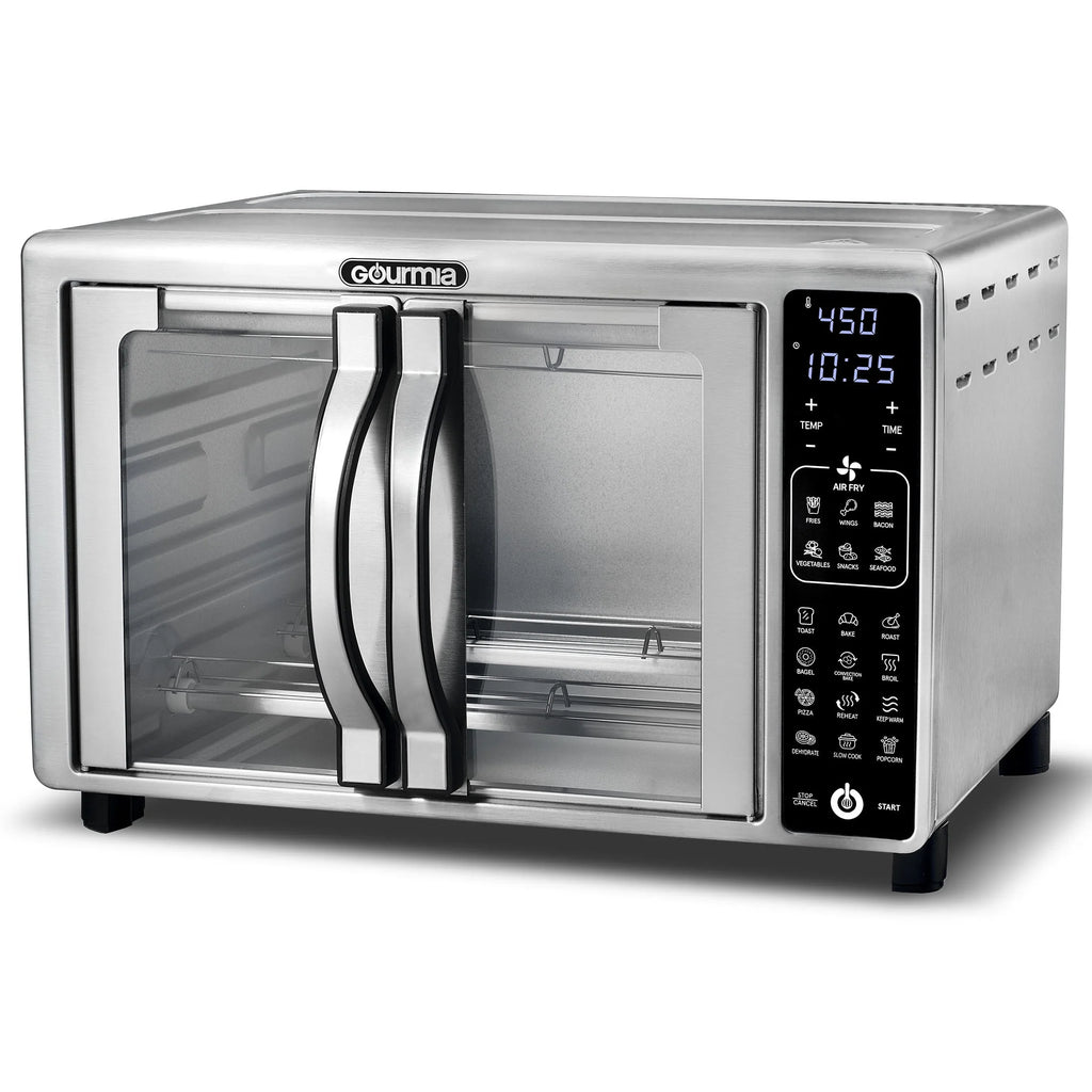 Stainless Steel Digital Air Fryer Toaster Oven, 6 Slice C894279