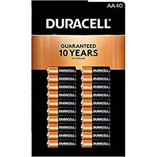 40 Count AA Alkaline Batteries F111