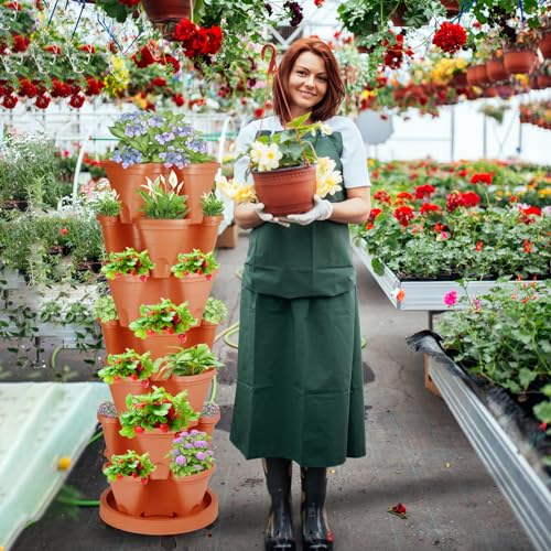 2 Set of 7 Tier Vertical Garden Planter White P87704