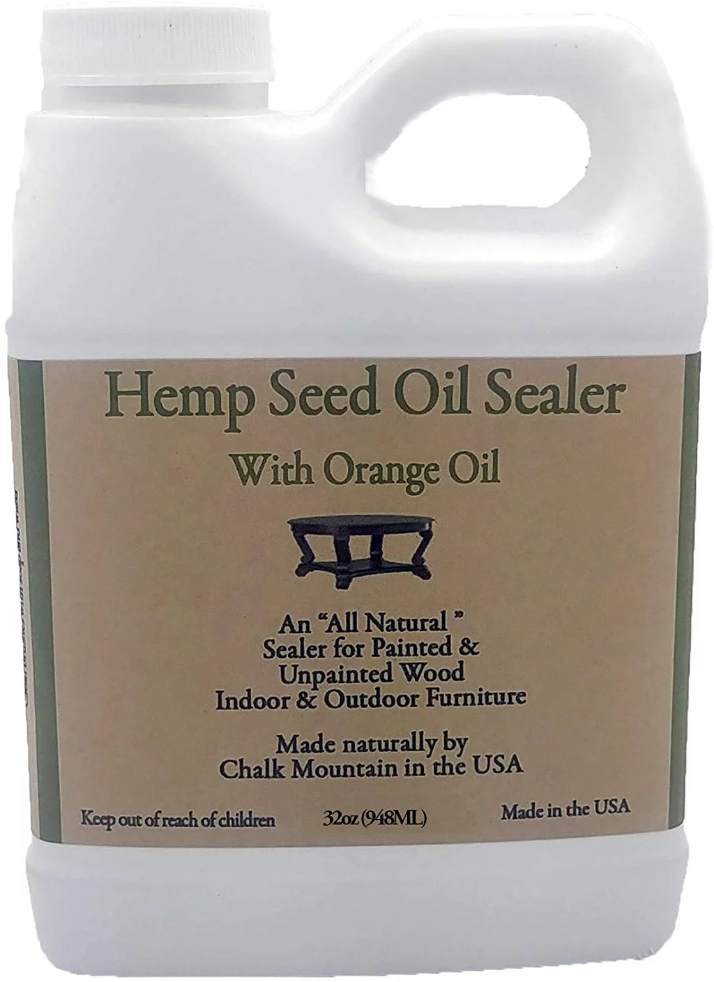 Hemp Seed Oil Furniture Sealer 32oz D256
