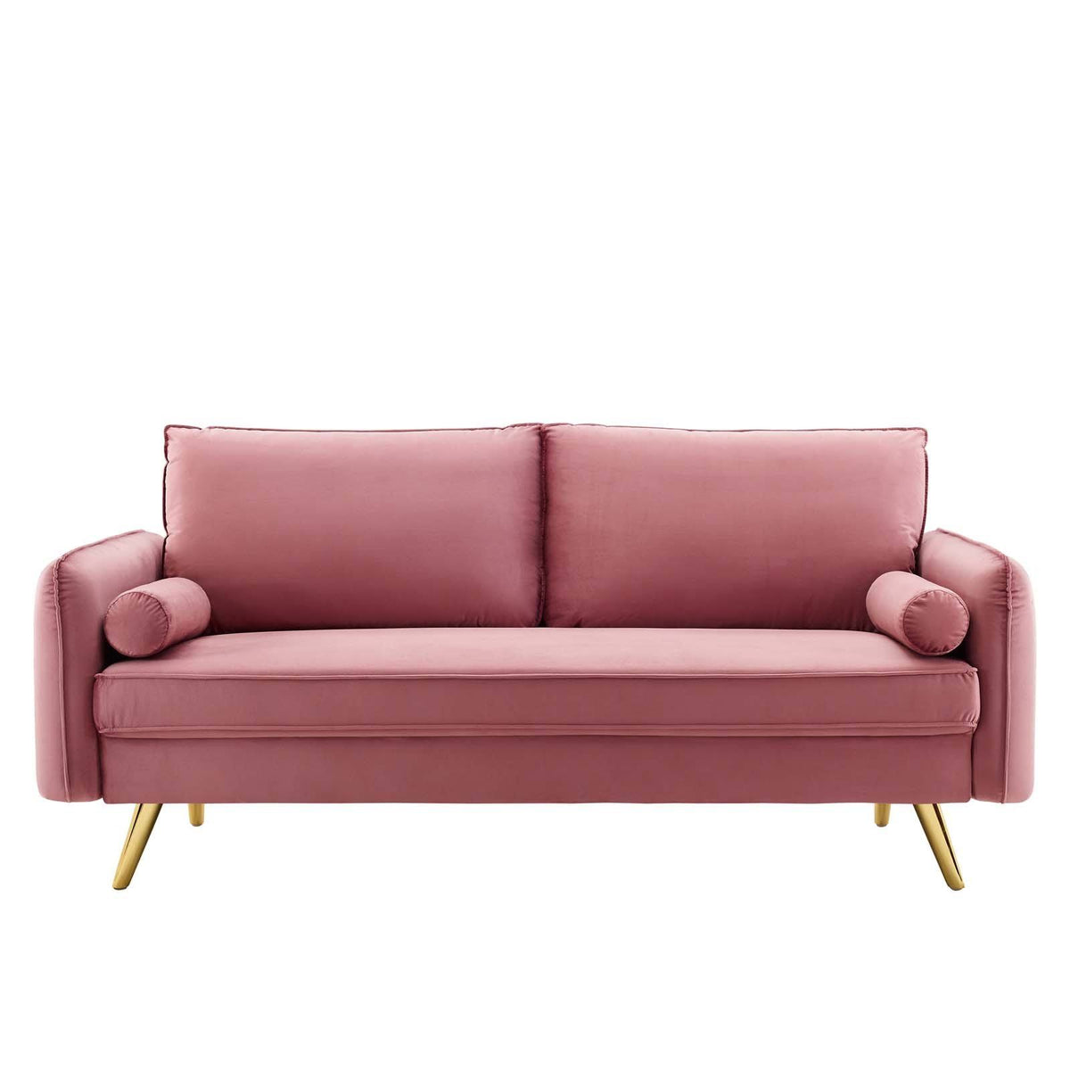 Navy Performance Velvet Sofa X934