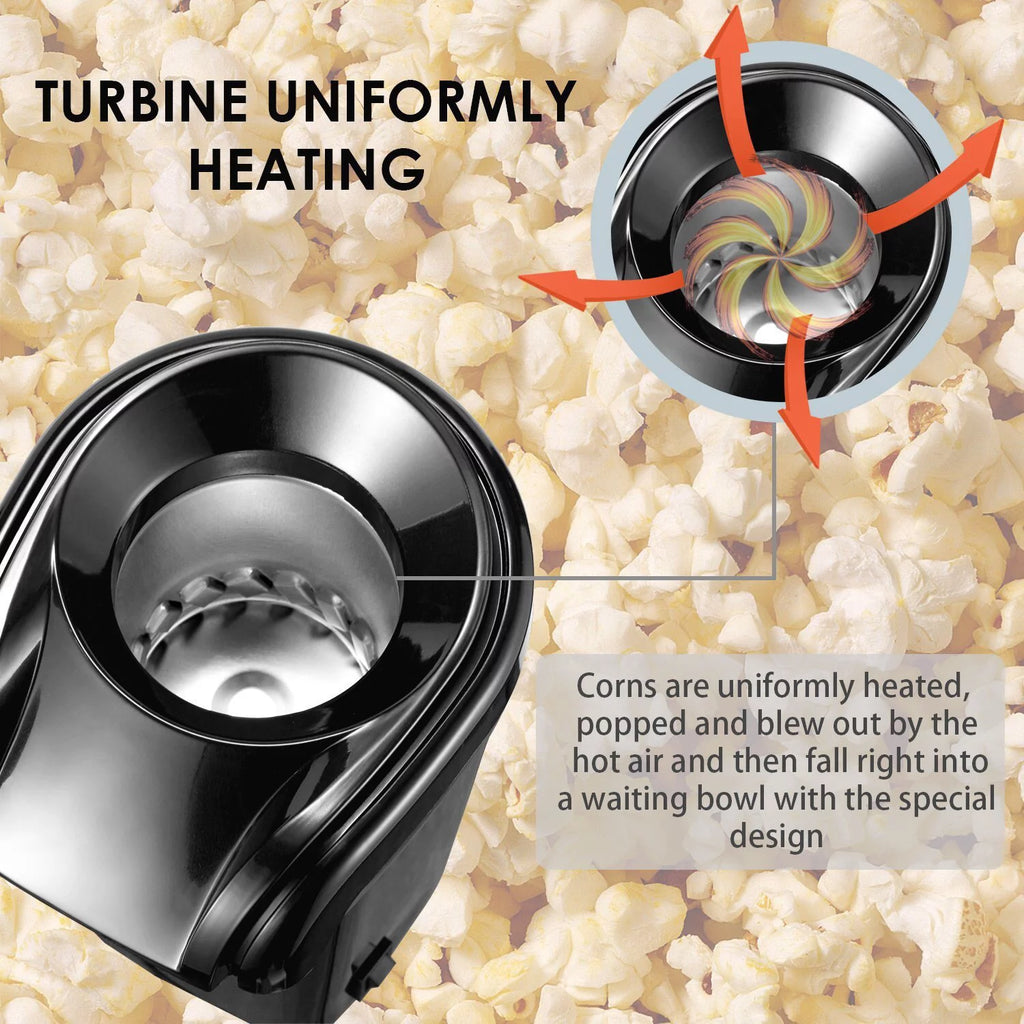 1200W Electric Hot Air Popcorn Maker Z23036