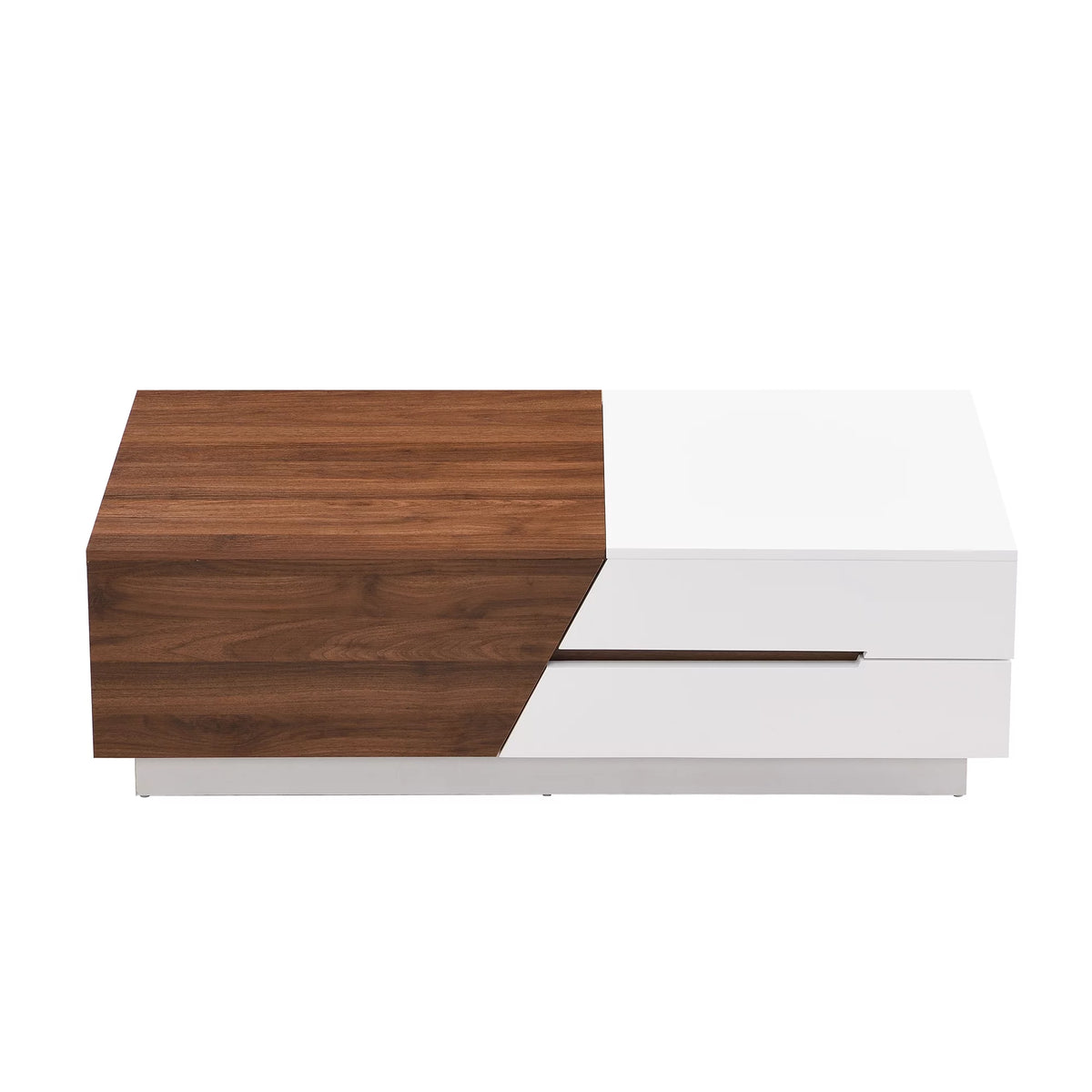 Extendable Coffee Table with Sliding Top and Storage Drawers Q7762